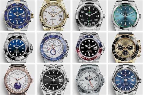 list of all rolex watches